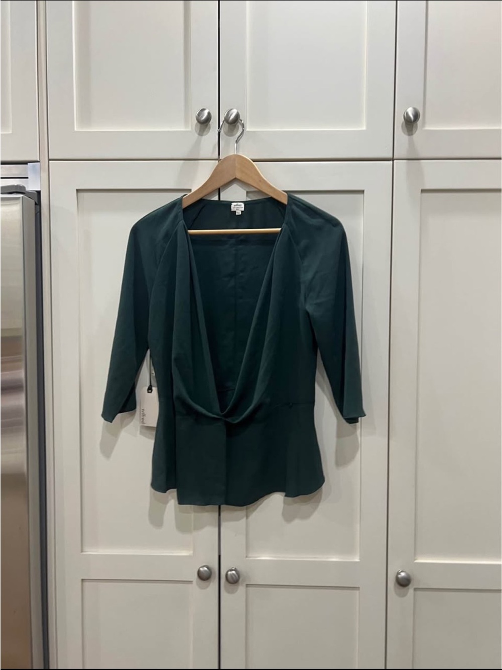 Wilfred dark green cardigan